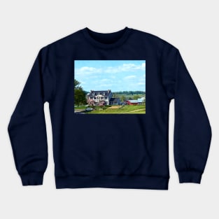 Lancaster PA - Family Farm In Spring Crewneck Sweatshirt